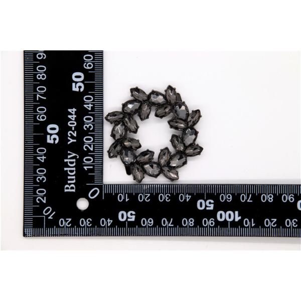 Colorful High Grade Rhinestone Women'S  Shoe Accessories Clips SGS Certificate