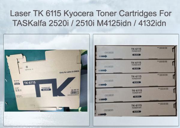 Compatible Kyocera Ecosys M4125 Toner Negro TK6115 Modelo más reciente