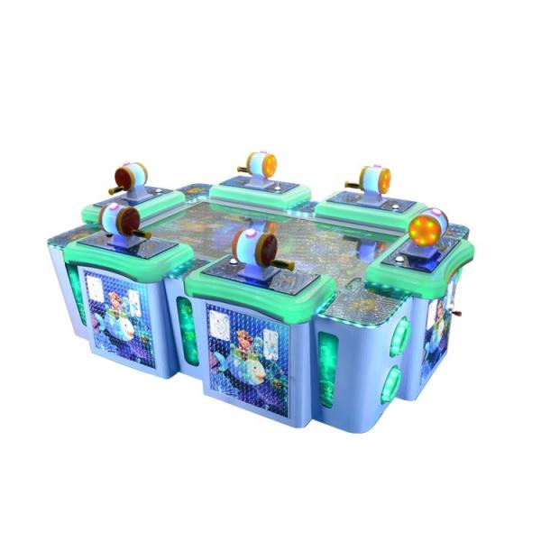 Interesting Child Fishing Arcade Game Machine With HD LCD Screen Virtual Reality