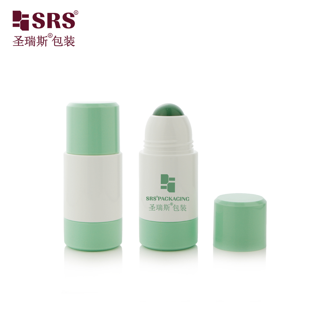 Replaceable Gemstone Roll-on Bottle Empty Cosmetic Container For Deodorant