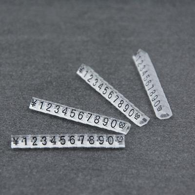 Preços claros da colar, preços impressos do suporte da loja de joia costume dourado