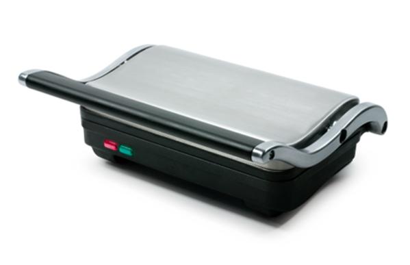 2 slices panini grill, with S/S housing, Die Cast Aluminum Arms, GS/CE/EMC/LVD/ETL/CETL certificate