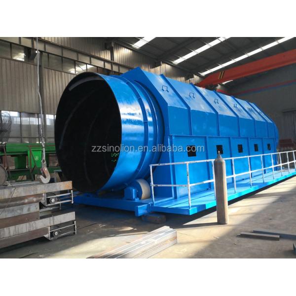 Waste Recycling Plant with Rubber Ball Cleaning System Feeding Size Less than 300mm