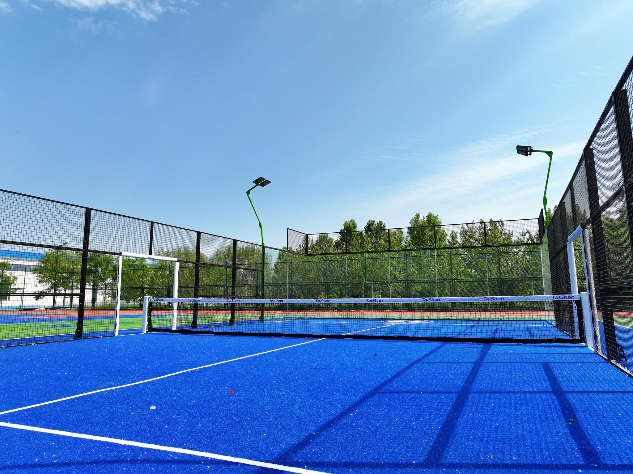 12mm High Density Blue Artificial Grass Padel Turf for Sports Courts with Excellent Performance