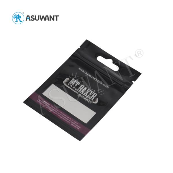 Recycled Custom Tear Notch Zipper Smell Proof Weed Bags Odor Proof Plastic