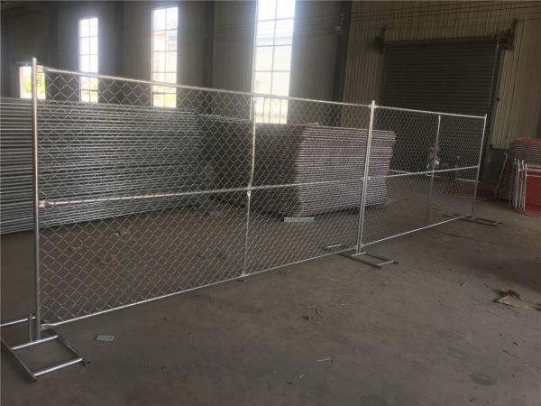 chain link temporary construction fence panels 6FT X 10F Mesh 2 3/8  x 2 3/8 ( 60mm x 60mm ) x 12 gauge wire