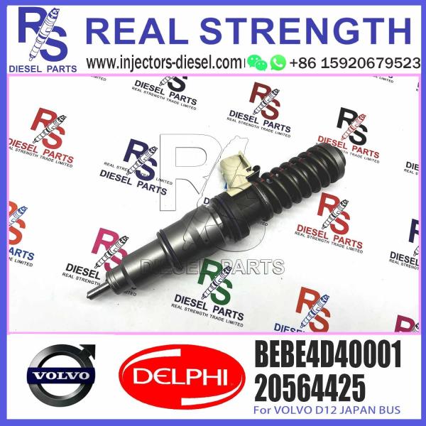 Diesel Engine 4 PINS Fuel Injector 20564425 BEBE4D10001 BEBE4D29001 BEBE4D40001 for V-O-L-V D12 JAPAN BUS