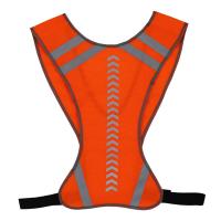 Adjustable Reflective Running Vest Elastic With LED Warning Lights