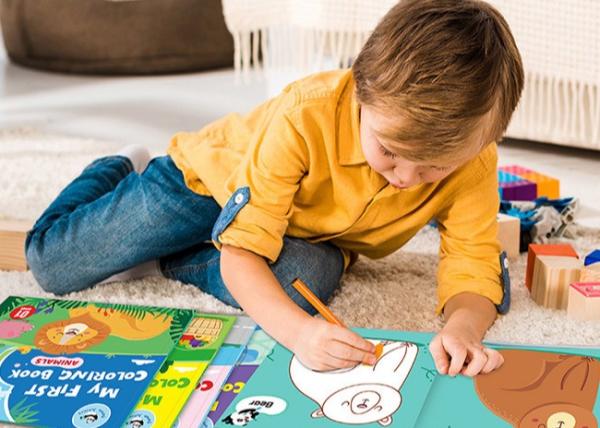 Baby'S First Colouring Book , Intelligence Development Animals Coloring Book