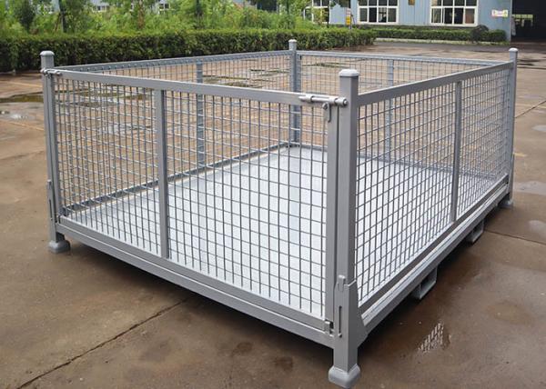 Corrosion Resistant Steel Empty Stackable Stillages For Forklift Transportation