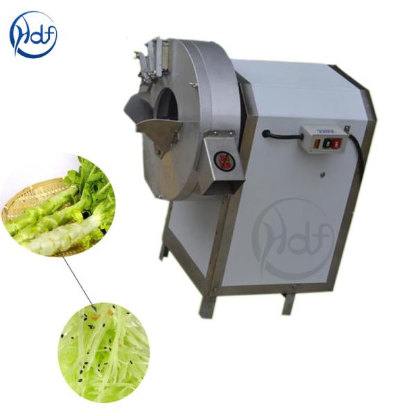 250KG/H Multifunction Vegetable Cutting Machine Ginger Cutting Machine , Electric Vegetable Cutter