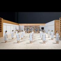 Modèle d'étude à l'échelle 1/50 Modèle physique intérieur pour l'étude du grand-père