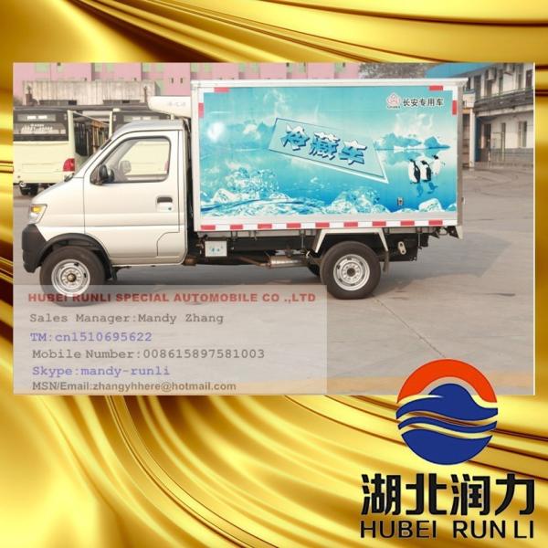 Camion frigorifique 4x2 de 500KG-1000KG, fourgonnette frigorifique, Euro 4