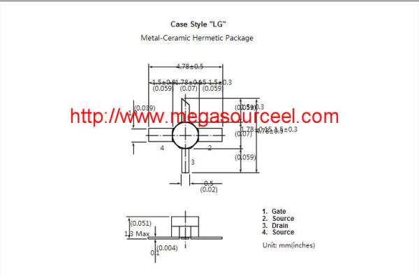 Super Low Noise HEMT  FUJI  FHX13LG  Discrete Transistors Bipolar RF Amplifier