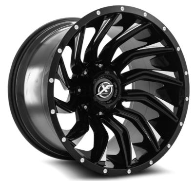 Aluminum Alloy 6 Hole 4x4 Off Road Rims With Chrome Rivetrs