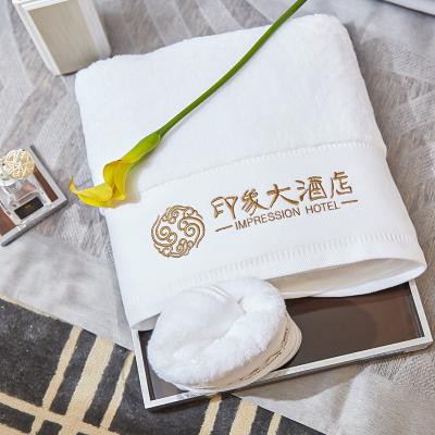Luxury Hotel Towel Set Bath Towels Customized Logo 100% Cotton Face Towels