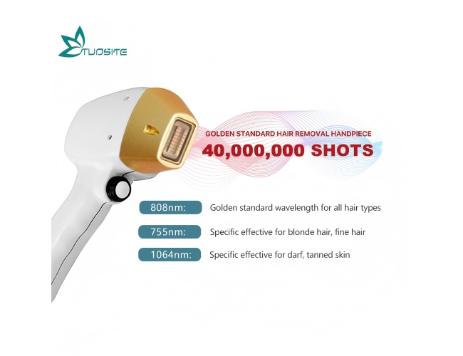Permanent Painless Diode Hair Removal Machine 808nm 755nm 1064nm Laser
