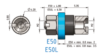 HW-EMM Connector,HW-E222Y36E50,1.27mm pitch.