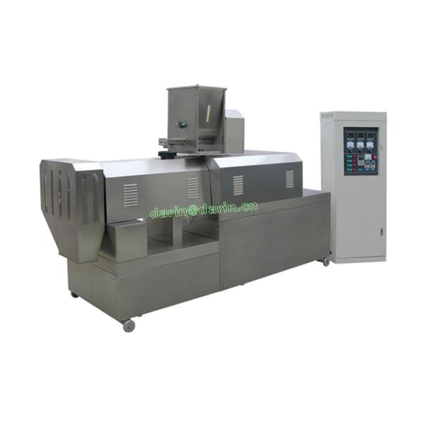 Linha de processamento automática completa máquina do parafuso do dobro da comida de gato do alimento para cães