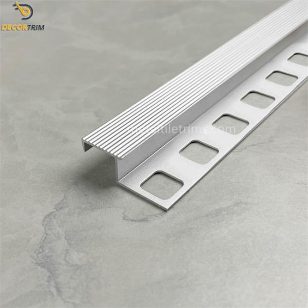 Stair Nosing Profile Aluminium Trim For Carpet 11.4mm×3000mm