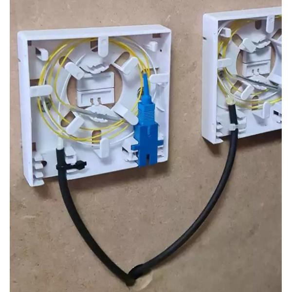 FTTH Wall Mounted Fiber Optic Terminal Box 1 Core 2 Cores