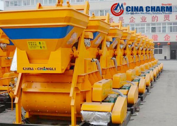 Twin Shaft 2400L 90m3/h JS1500 Concrete Mixer Machine