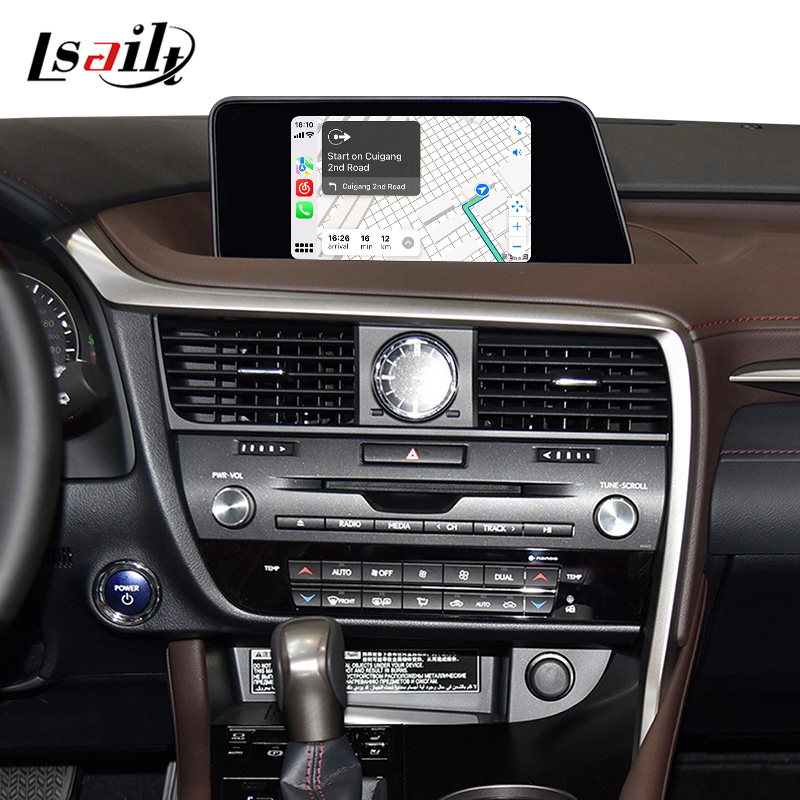 Интерфейс Lsailt CarPlay для Lexus RX RX200T RX350 с автомобилем андроида, связью зеркала, картой Google