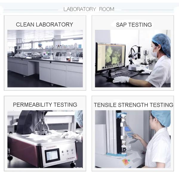 Канал предохранения утечки пеленки 3D младенца вещество-поглотителя удобный устранимый