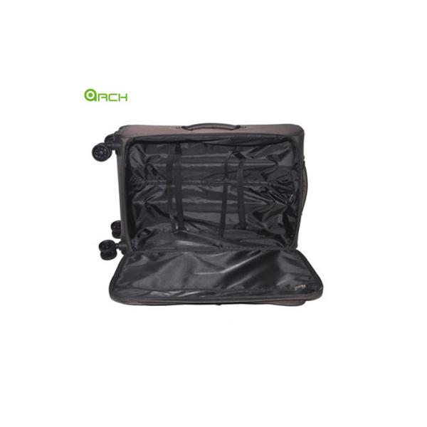 Classic Dobby Nylon Trolley Bag Trolley Soft Sided Luggage with Multi- Pockets