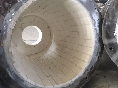 92% 95% Алюминиевая керамическая облицованная проектная труба с устойчивостью к ударам