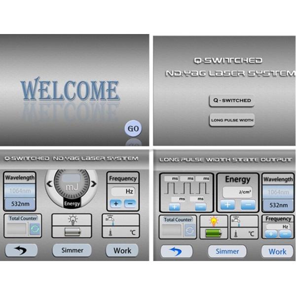 Clinicians/Doctors Best Choice Professional Epiderma& Derma Pigments Treated 1064nm&532nm Q switch Nd Yag Laser