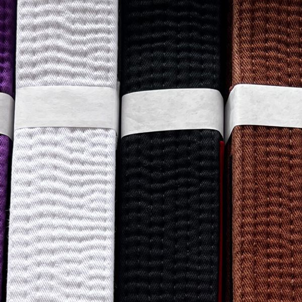 Martial Arts Wear BJJ Competition Belt Custom Logo 100% Cotton Durable