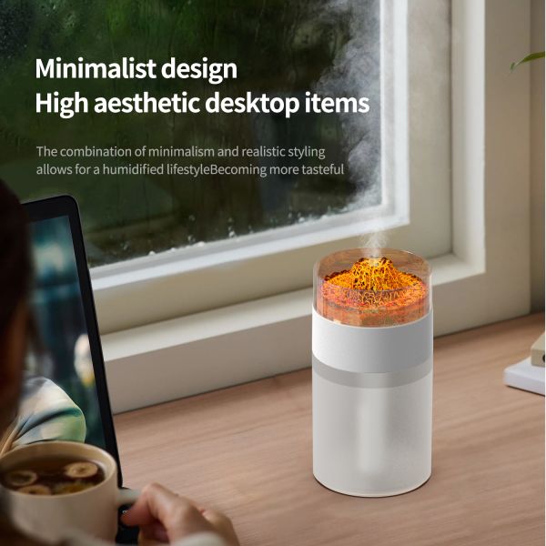 Smart Home Mini Portable Ultrasonic Humidifier with Color Changing LED USB Powered