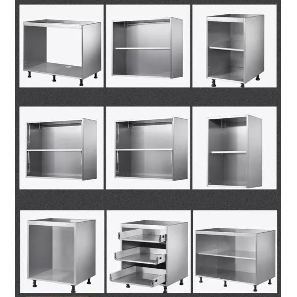 Custom Outdoor 304 Stainless Steel Kitchen Cabinet 22mm Tickness