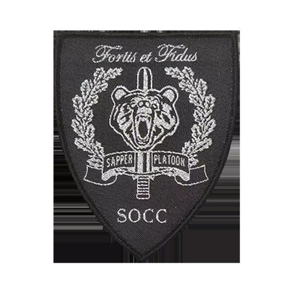 Luxury Designer Hat Clothing Woven Patch Adhesive Badge Tactical Patches Custom Logo Patch