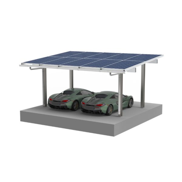 Pre Engineered Solar Parking Canopies Robust COM Portal Frame Carport Advanced
