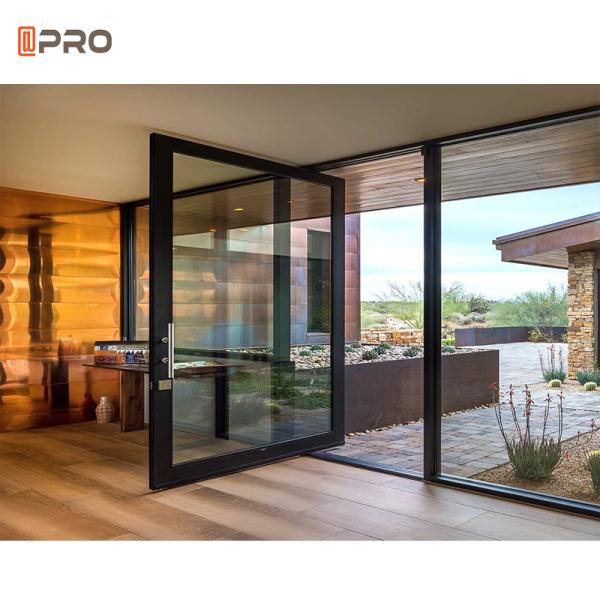 ISO9001 Aluminum Pivot Front Door Entry Hinge Sliding Door Guide