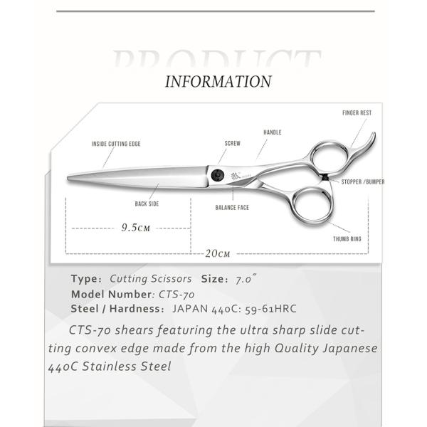 Long Size Japanese Steel Scissors Customized Logo Comprehensive Type