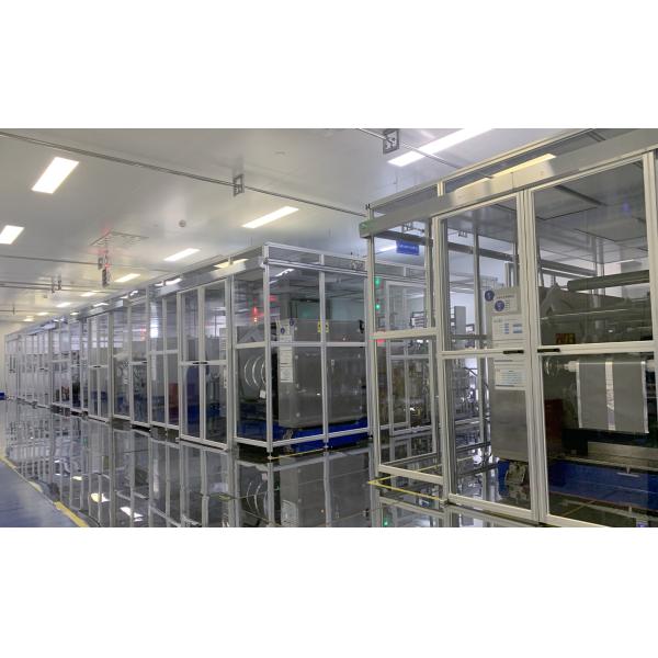 Stainless Steel 304 Class 100000 FFU Clean Room Booth With Air Shower