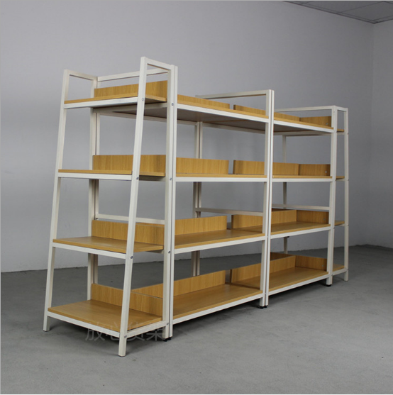 Wooden Clothes Rack Display for Retail Shops Layer Optional Cover Material PU Leather