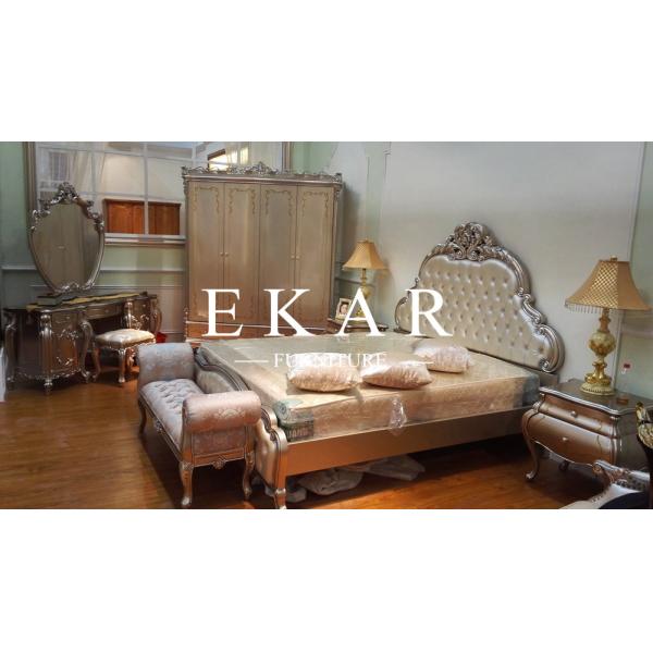 French Style Vintage Classic Luxury Wooden Night Table LS-A608B