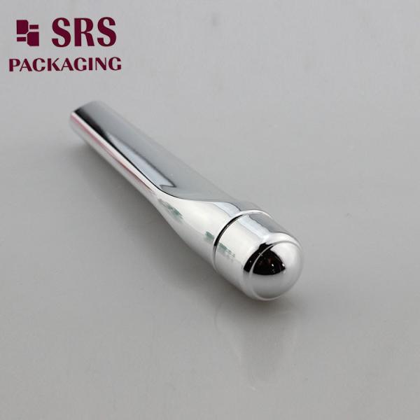 SRS packaging empty plastic silver color 15ml PETG roll on bottle