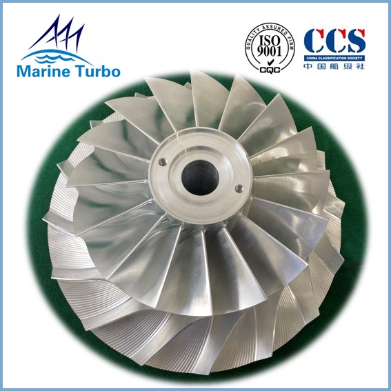 Осевое колесо компрессора турбонагнетателя для Мицубиси морской МЕТ42СК