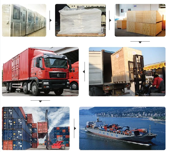 Коробка постоянной температуры влажности из нержавеющей стали с стабильным управлением с источником питания переменного тока 2,5 ~ 7 кВт