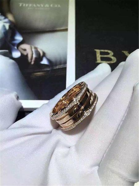 Luxury jewe factory B.zero1  series  ring 18k white gold yellow gold rose gold diamond ring