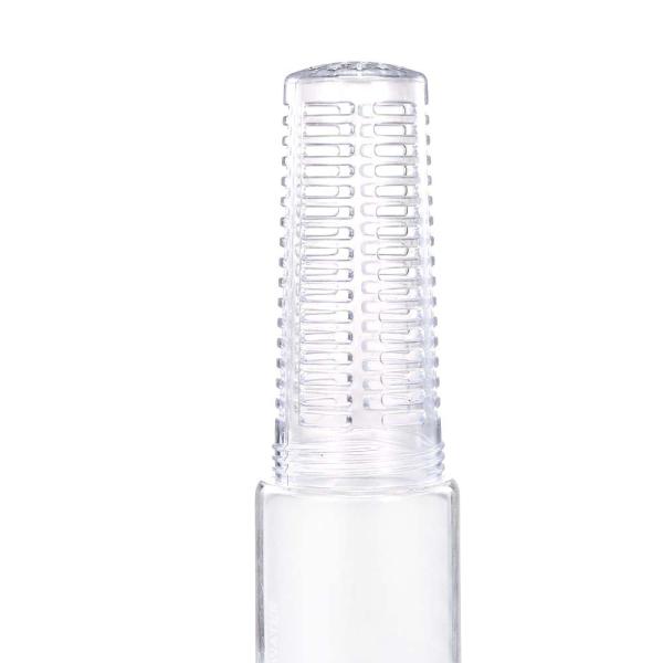 500ml Reusable Glass Motivational Water Bottle With Time Marker Reminder