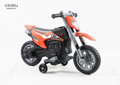 2.5km/H crianças de 6 volts que montam as motocicletas 3 em 1 com 2 motores