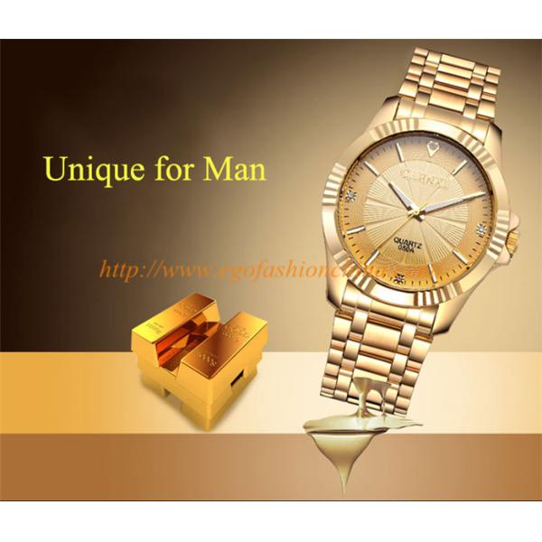 050A Stainless Steel Watch Black White Gold Watch Golden Watch Luxury Watch Gift Watches