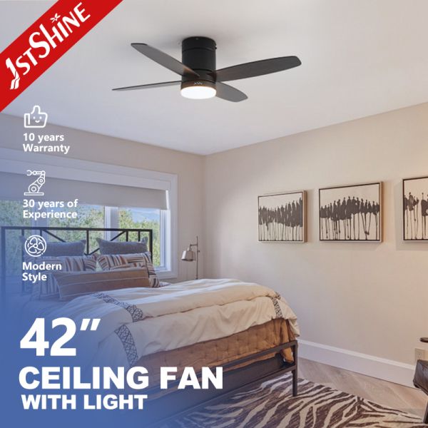52 Inches Ceiling Fan Light with DC Motor and MDF Blades for Indoor Living Room