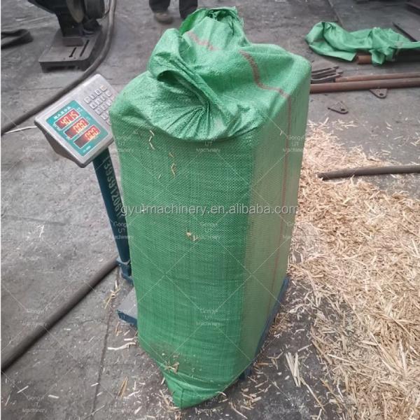 Equipamento de embalagem de madeira de serradura de feno Baler de madeira com capacidade de 80-120 bales e PLC